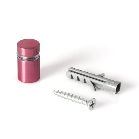 OUTWATER Round Standoffs, 1/2 in Bd L, Aluminum 1/2 in OD 3P1.56.00279